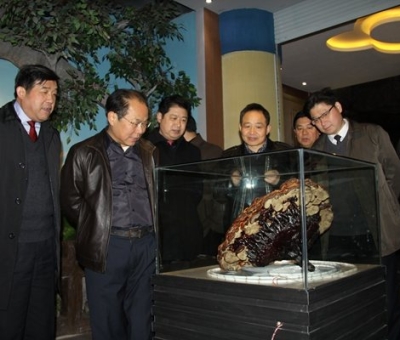 市委常委、宣傳部長潘熙寧，副市長盧天錫蒞臨仙客來公司走訪